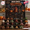 Angry Birds Halloween Advent Calendar 2026 featuring 24 numbered slots with toy figurines of characters in costumes.