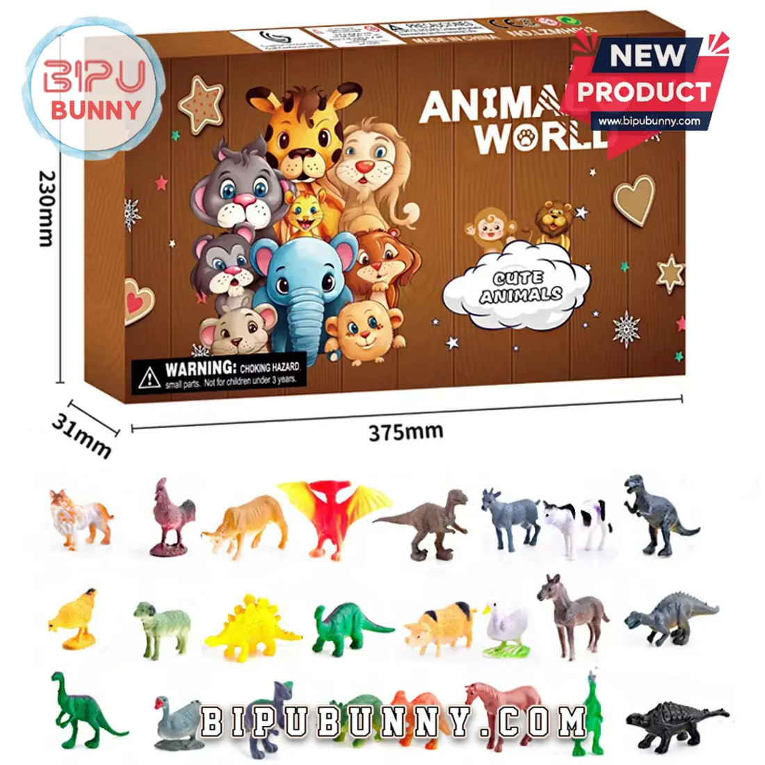 Animal World Miniature Animal Figurine Advent Calendar Animal World Miniature Animal Figurine Advent Calendar
