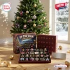Aston Villa FC Christmas Advent Calendar 2026 with 24 numbered slots containing team-themed miniature ornaments and charms.