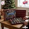 Aston Villa FC Christmas Advent Calendar 2026 with numbered cardboard grid and miniature collectible football ornaments.