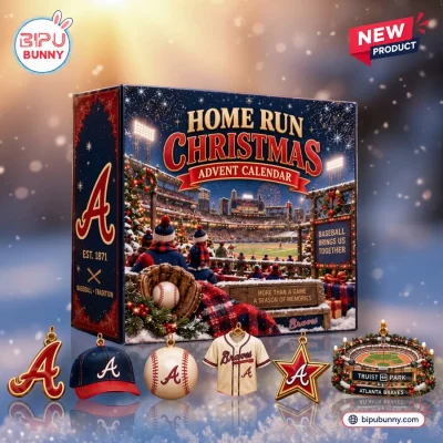 Atlanta Braves Ornament Christmas Advent Calendar