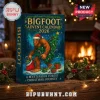 Bigfoot Mysterious Forest Advent Calendar 2026 showing a Sasquatch in a Santa hat carrying a pine tree and gift bag.