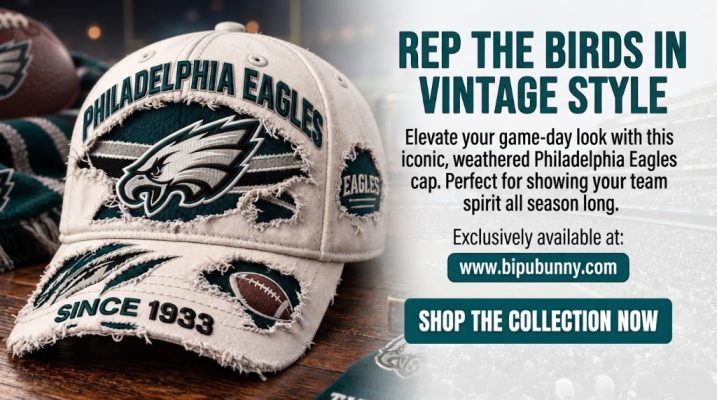 NFL Philadelphia Eagles Distressed Baseball Cap featured banner