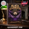 Black Sabbath 2026 Holiday Figure Advent Calendar box featuring a winged devil figure, concert stage, and purple clouds.
