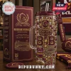 Brisbane Broncos 38th Anniversary Rhinestone Handle Tumbler with team logos, maroon gems, and matching collector box.