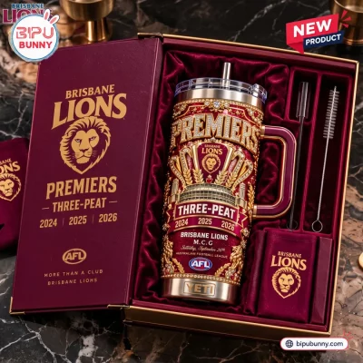 Brisbane Lions Three-Peat YETI Stanley Tumbler