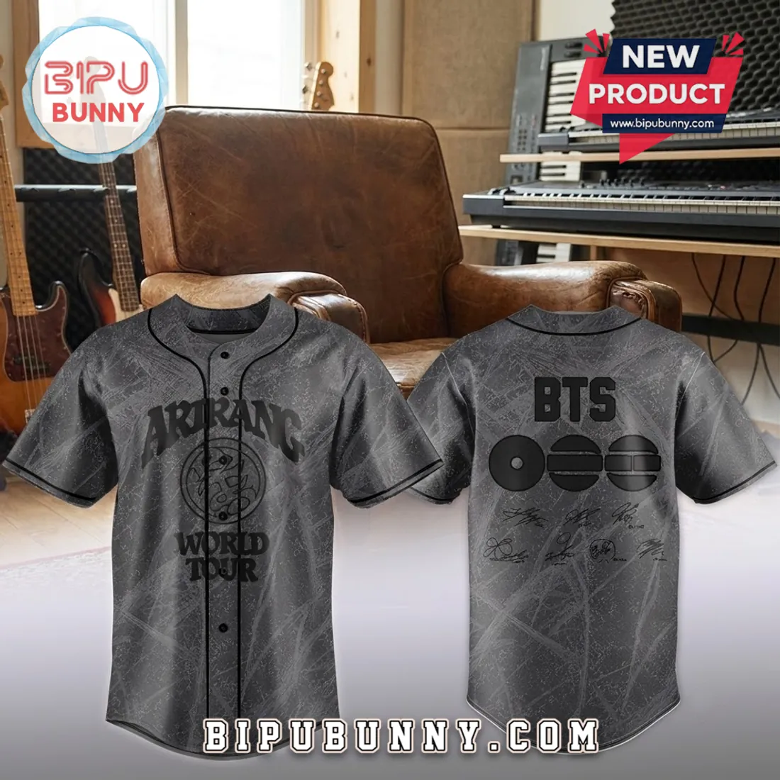 BTS World Tour Arirang 2026 Limited Edition Baseball Jersey BTS World Tour Arirang 2026 Limited Edition Baseball Jersey