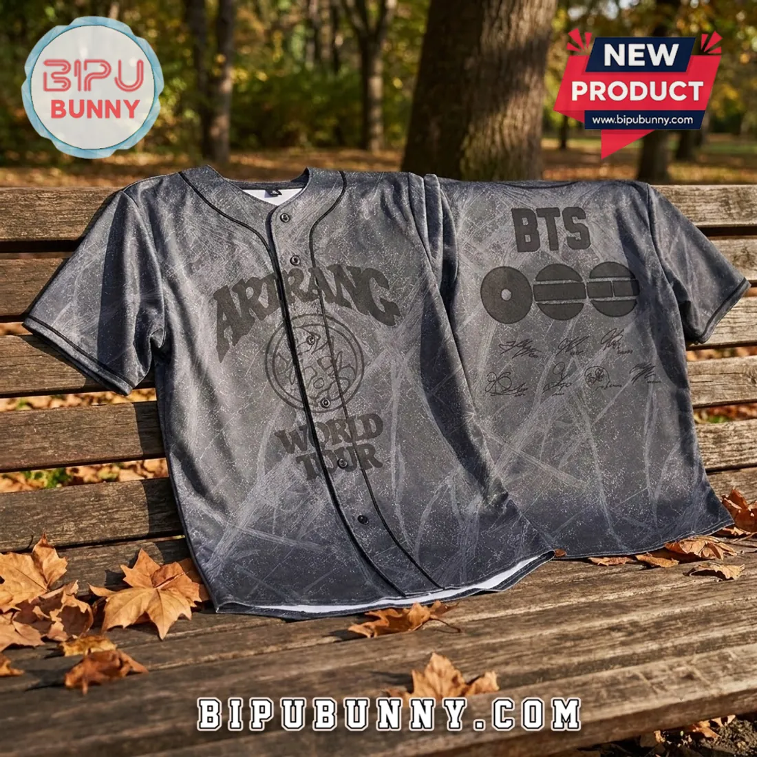 BTS World Tour Arirang 2026 Limited Edition Baseball Jersey BTS World Tour Arirang 2026 Limited Edition Baseball Jersey