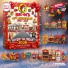 Front view of a red Buc-ee's 45th Anniversary Advent Calendar 2026 box with miniature festive ornaments.