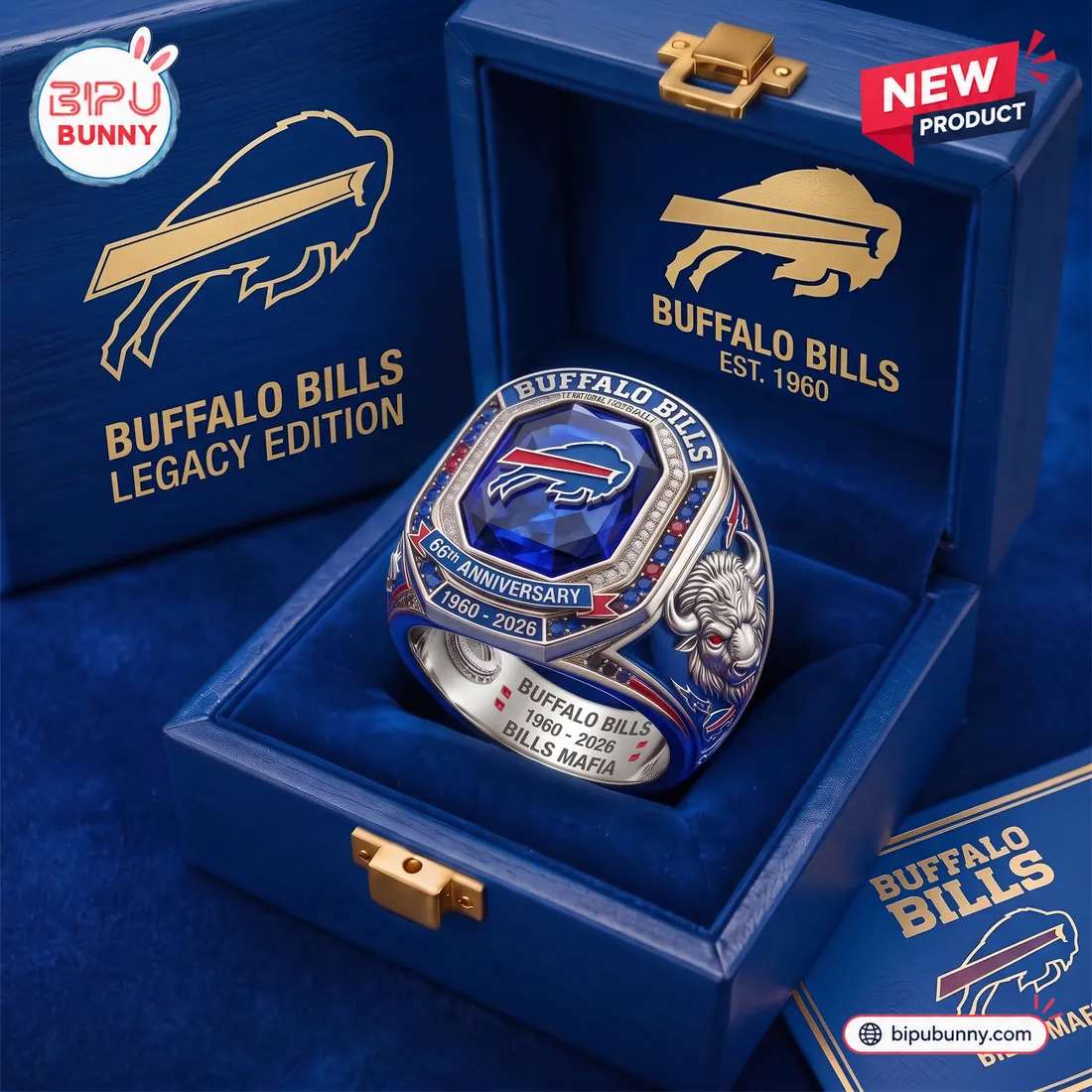 Buffalo Bills 66th Anniversary Championship Ring Buffalo Bills 66th Anniversary Championship Ring