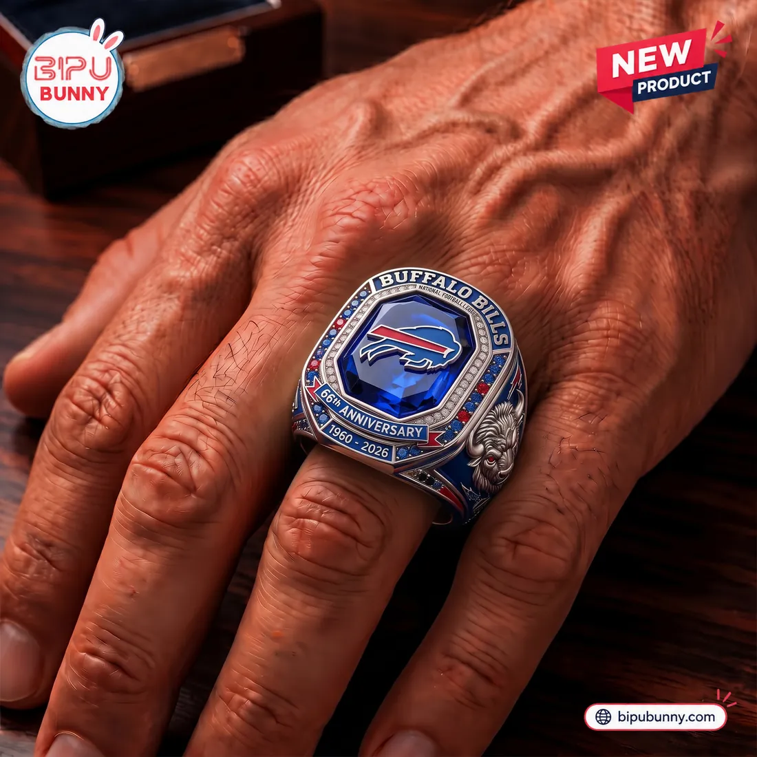 Buffalo Bills 66th Anniversary Championship Ring Buffalo Bills 66th Anniversary Championship Ring