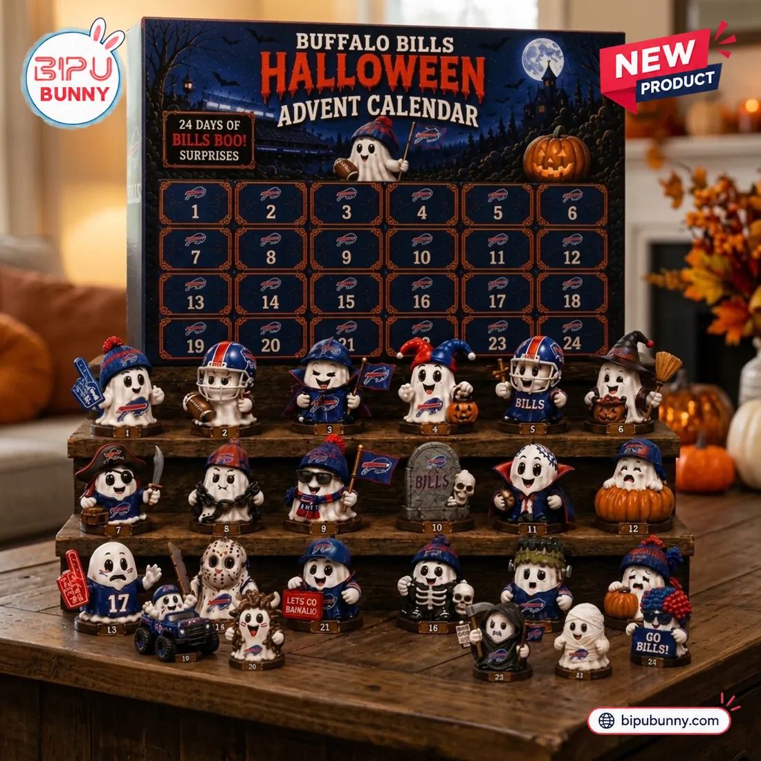 Buffalo Bills Halloween Ghost Advent Calendar 2026 Buffalo Bills Halloween Ghost Advent Calendar 2026