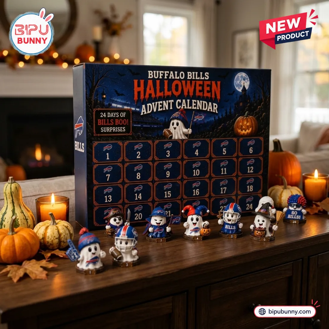 Buffalo Bills Halloween Ghost Advent Calendar 2026 Buffalo Bills Halloween Ghost Advent Calendar 2026