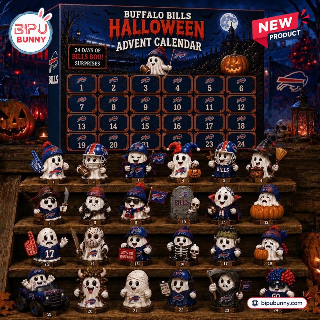 Buffalo Bills Halloween Ghost Advent Calendar 2026 Buffalo Bills Halloween Ghost Advent Calendar 2026