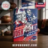 Buffalo Bills Josh Allen 2026 Advent Calendar featuring player graphics on a blue, red, and white cardboard box container.