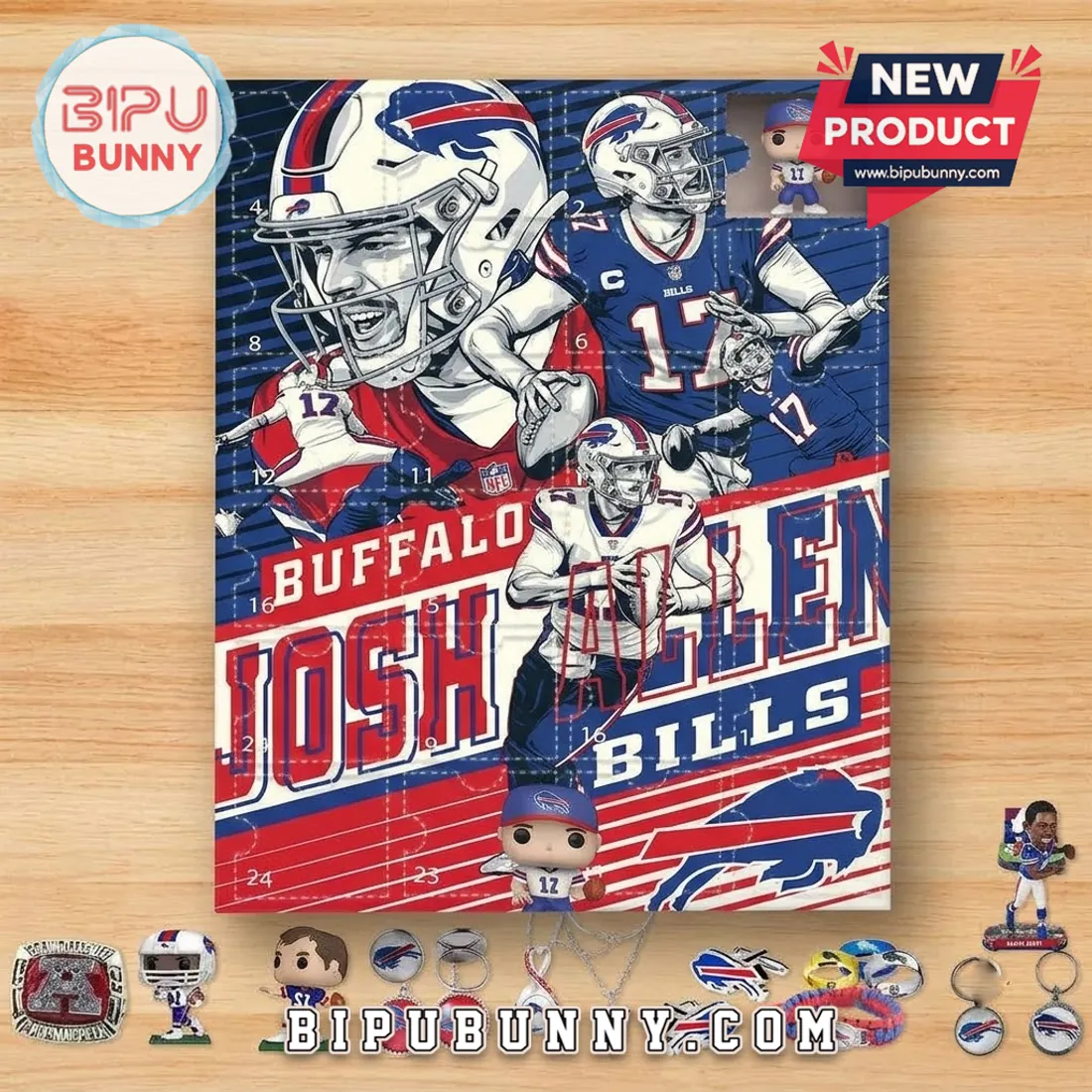 Buffalo Bills Josh Allen 2026 Advent Calendar Buffalo Bills Josh Allen 2026 Advent Calendar
