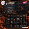 Chicago Bears Christmas Advent Calendar 2026 featuring 24 numbered drawers containing team-themed holiday tree ornaments.