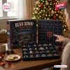 Chicago Bears Christmas Advent Calendar 2026 featuring navy blue numbered boxes and sports-themed holiday ornaments.