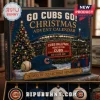 Chicago Cubs MLB Ornament Advent Calendar featuring a holiday box with team graphics, baseball hat, and 24 ornaments.