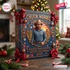 Chuck Norris 2026 Walker Texas Ranger Advent Calendar featuring a cowboy in a blue shirt with a desert backdrop.