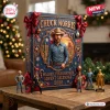 Chuck Norris 2026 Walker Texas Ranger Advent Calendar box with Western art and collectible figurines on a wooden table.