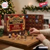 Classic Broadway Shows 2026 Advent Calendar with numbered pull-out boxes and small musical theater character figurines.