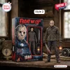 Classic Horror Movie Halloween Collectible Action Figure of Jason Voorhees featuring a mask, machete, and lantern accessory.