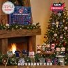 Cleveland Guardians 125th Anniversary 2026 Advent Calendar featuring team-themed ornaments and figurines on a fireplace.