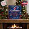Cleveland Guardians 125th Anniversary 2026 Advent Calendar on a wooden mantelpiece with holiday lights and pine branches.