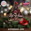 Cleveland Guardians 125th Anniversary Christmas Tree Ornament featuring team logos, Let's Go Tribe text, and 1901-2026 dates.