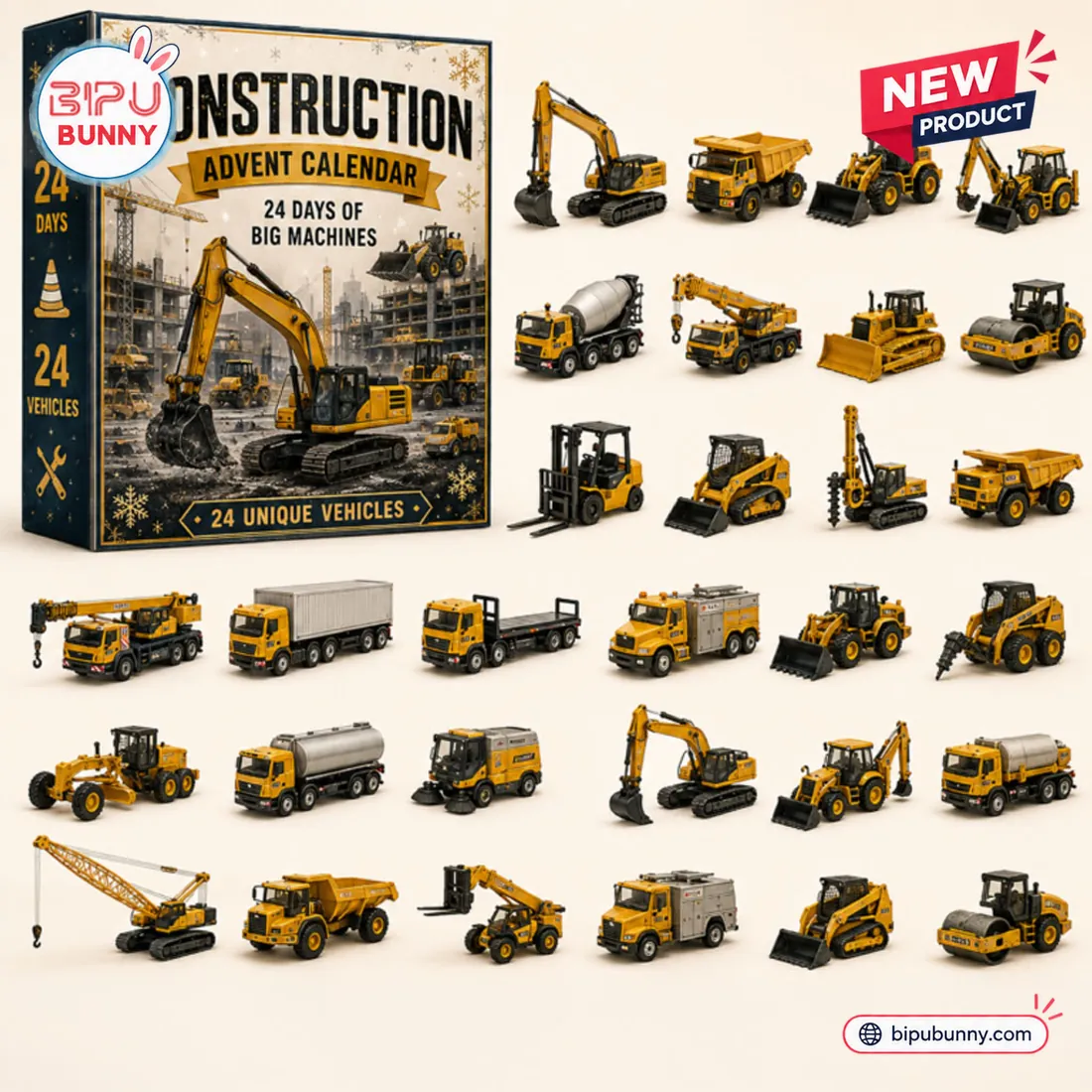 Construction Vehicles Advent Calendar 2026 Construction Vehicles Advent Calendar 2026