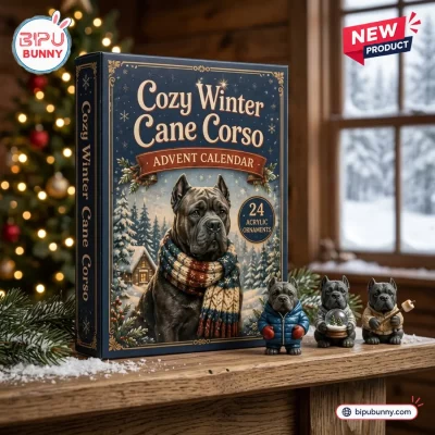 Cozy Winter Cane Corso Advent Calendar