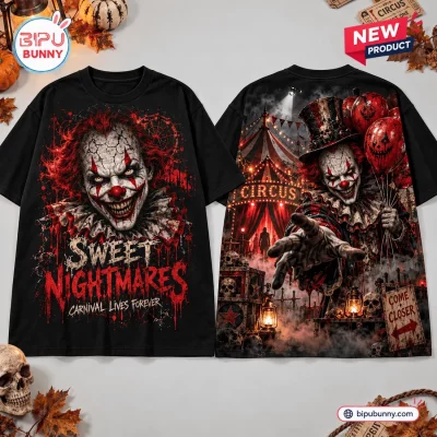 Creepy Clown Haunted Carnival Shirt