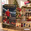Front view of Cristiano Ronaldo 2026 Football Advent Calendar box alongside twenty-four numbered football ornaments.