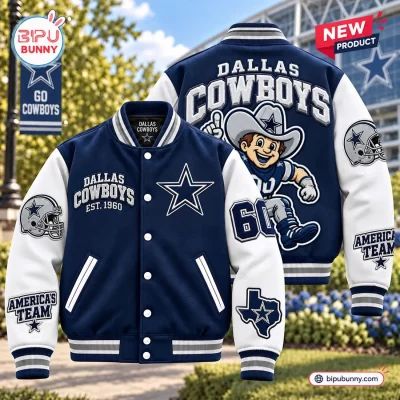 Dallas Cowboys Football Mascot Baseball Jacket