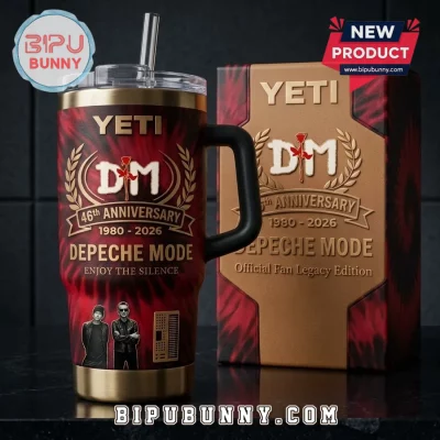 Depeche Mode 46th Anniversary YETI Stanley Tumbler