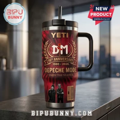 Depeche Mode 46th Anniversary YETI Stanley Tumbler