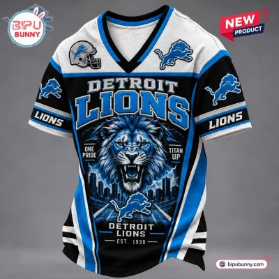 Detroit Lions Football Mascot T-Shirt