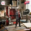 Dirty Harry 55th Anniversary Harry Callahan Hot Toys figure wearing a grey blazer, red vest, and holding a revolver.