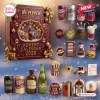 Dr Pepper Advent Calendar 2026 featuring branded soda cans, vintage-style miniature collectibles, and seasonal decor elements.
