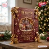 Dr Pepper Advent Calendar 2026 featuring a deep red box with gold ribbons, holiday ornaments, and iconic soda branding.
