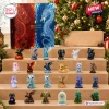 Dragon Christmas Advent Calendar 2026 featuring a dual-tone red and blue box with twenty-four small fantasy dragon figures.