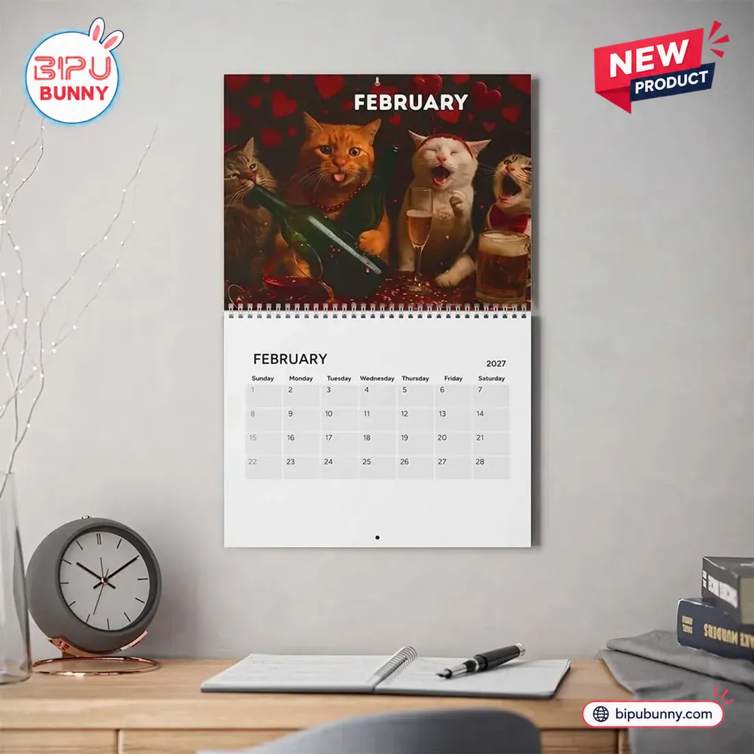 Drunk Cats 2027 Calendar Drunk Cats 2027 Calendar