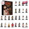 Front view of an Elvis Presley 2026 Christmas Advent Calendar box with miniature figurines.