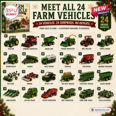 Farm Vehicles Advent Calendar 2026