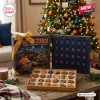 Florida Gators Christmas Advent Calendar 2026 with 24 blue numbered compartments and team-themed collectible ornaments.