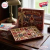 Front view of Forest Forever Christmas Advent Calendar box with miniature collectibles in compartments.