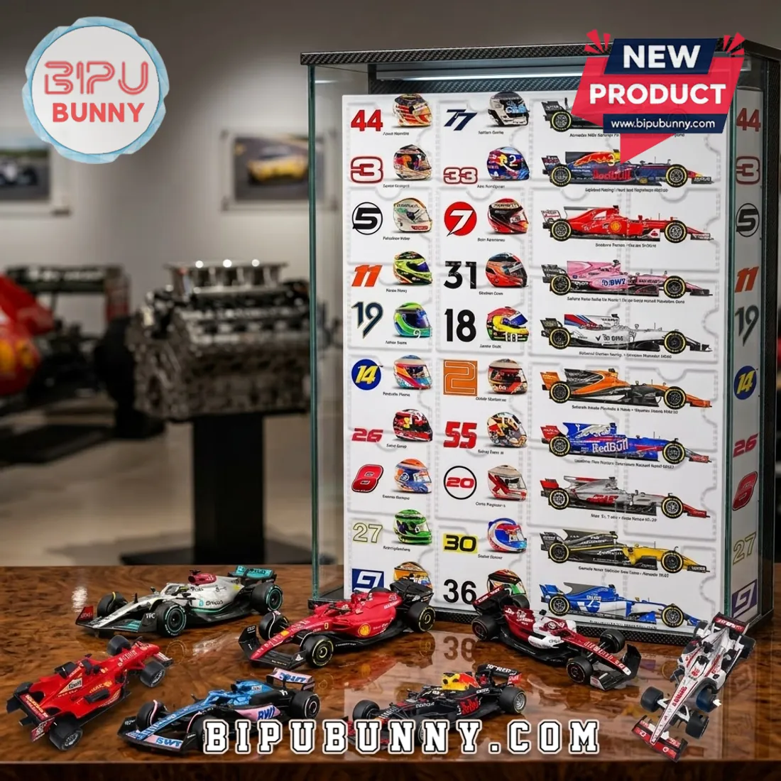 Formula 1 Diecast Car Advent Calendar Formula 1 Diecast Car Advent Calendar