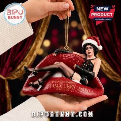 Frank-N-Furter Tim Curry Lips Christmas Ornament
