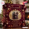 Game of Thrones Advent Calendar 2026 featuring Daenerys Targaryen on the Iron Throne, dark red box with gold accents.